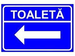 Toaleta in stanga