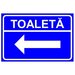 Toaleta in stanga